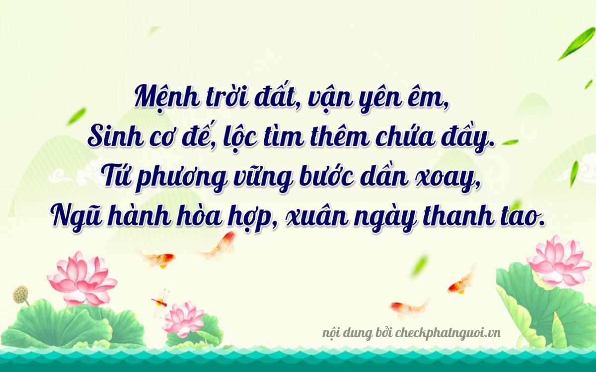 Bài thơ ý nghĩa cho <b>biển số 51C-92854</b> tại website checkphatnguoi.vn