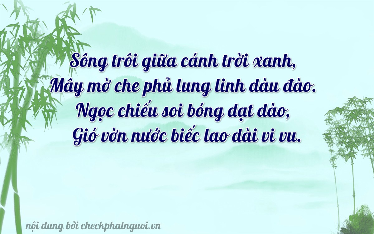 Bài thơ ý nghĩa cho <b>biển số 51D-81879</b> tại website checkphatnguoi.vn