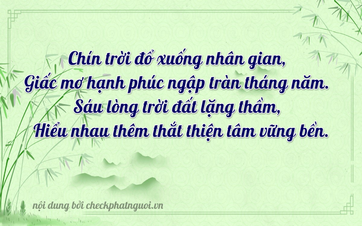 Bài thơ ý nghĩa cho <b>biển số 51D-96873</b> tại website checkphatnguoi.vn
