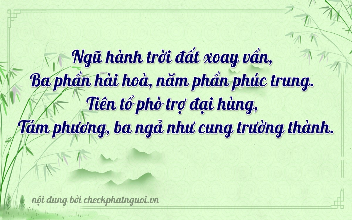 Bài thơ ý nghĩa cho <b>biển số 51E-31283</b> tại website checkphatnguoi.vn