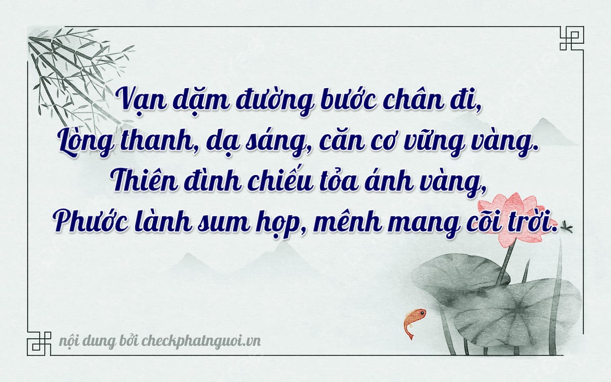 Bài thơ ý nghĩa cho <b>biển số 51F-04613</b> tại website checkphatnguoi.vn