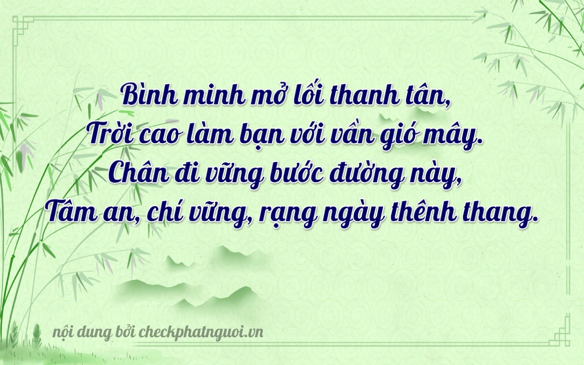 Bài thơ ý nghĩa cho <b>biển số 51F-33998</b> tại website checkphatnguoi.vn