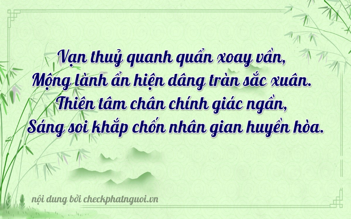 Bài thơ ý nghĩa cho <b>biển số 51F-48376</b> tại website checkphatnguoi.vn