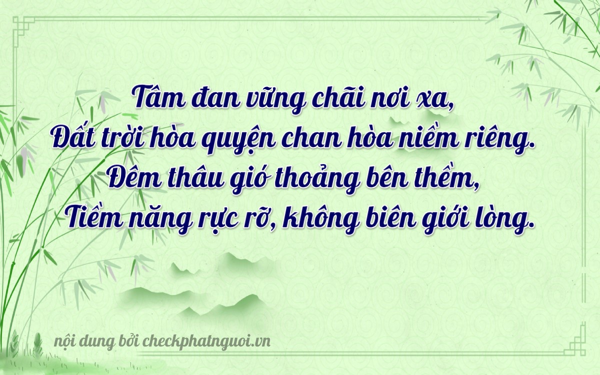 Bài thơ ý nghĩa cho <b>biển số 51F-49863</b> tại website checkphatnguoi.vn