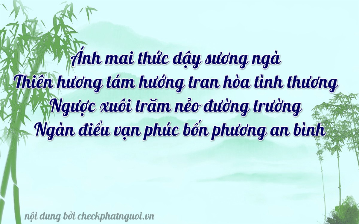 Bài thơ ý nghĩa cho <b>biển số 51F5-68688</b> tại website checkphatnguoi.vn