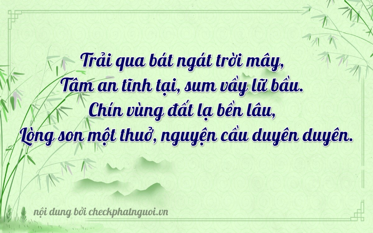 Bài thơ ý nghĩa cho <b>biển số 51F-88950</b> tại website checkphatnguoi.vn