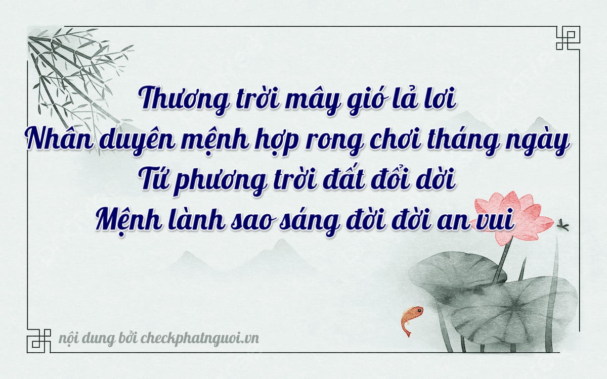 Bài thơ ý nghĩa cho <b>biển số 51G-08501</b> tại website checkphatnguoi.vn