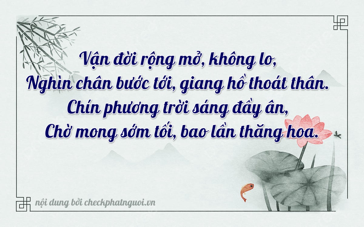 Bài thơ ý nghĩa cho <b>biển số 51G-20089</b> tại website checkphatnguoi.vn