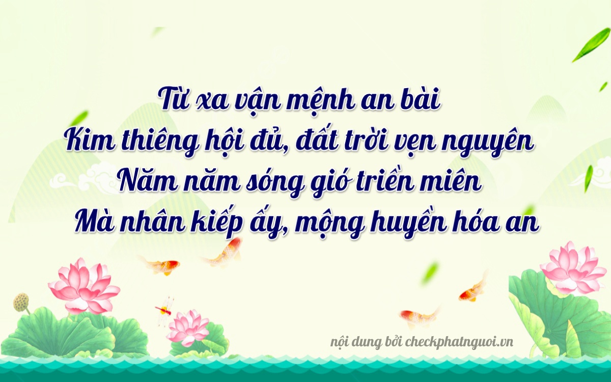 Bài thơ ý nghĩa cho <b>biển số 51G-25551</b> tại website checkphatnguoi.vn