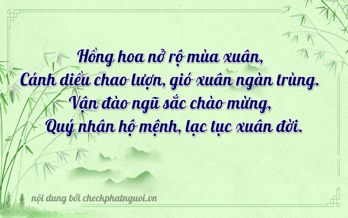 Bài thơ ý nghĩa cho <b>biển số 51G-37266</b> tại website checkphatnguoi.vn
