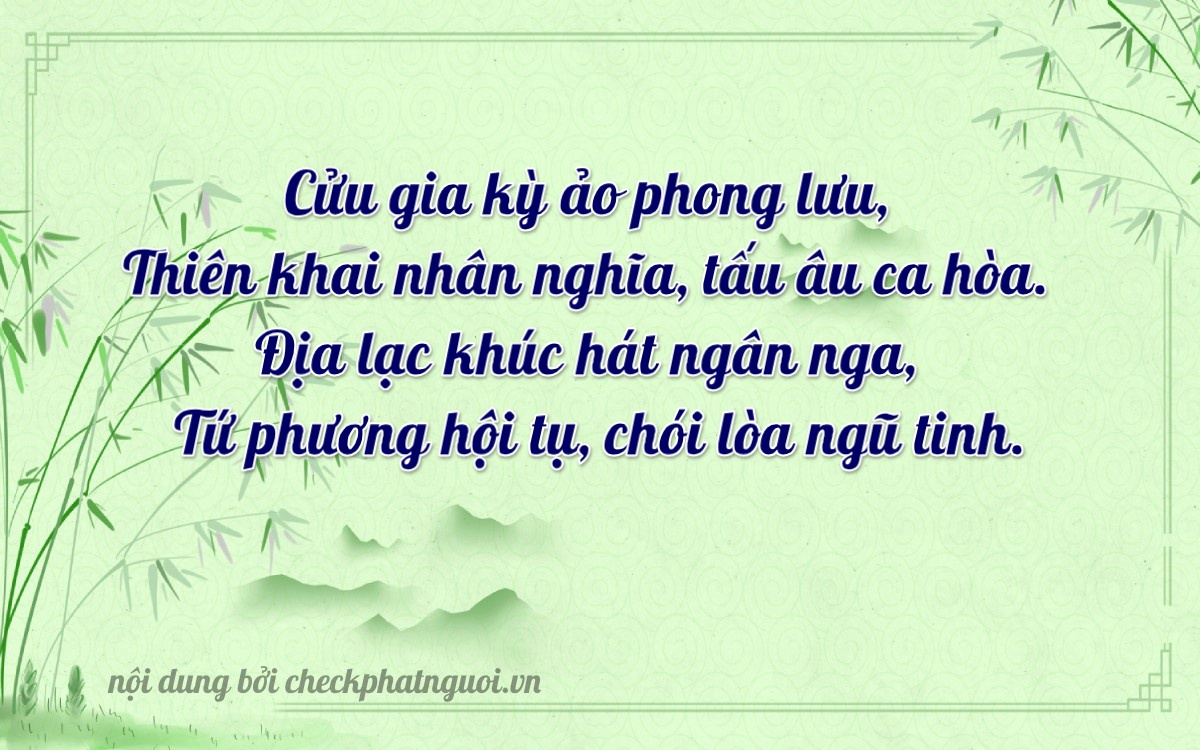 Bài thơ ý nghĩa cho <b>biển số 51G-69674</b> tại website checkphatnguoi.vn