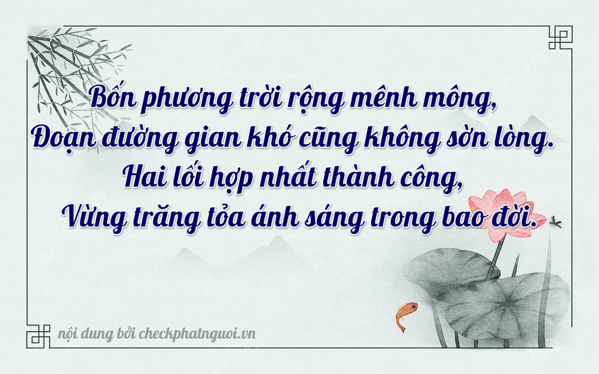 Bài thơ ý nghĩa cho <b>biển số 51H-04233</b> tại website checkphatnguoi.vn