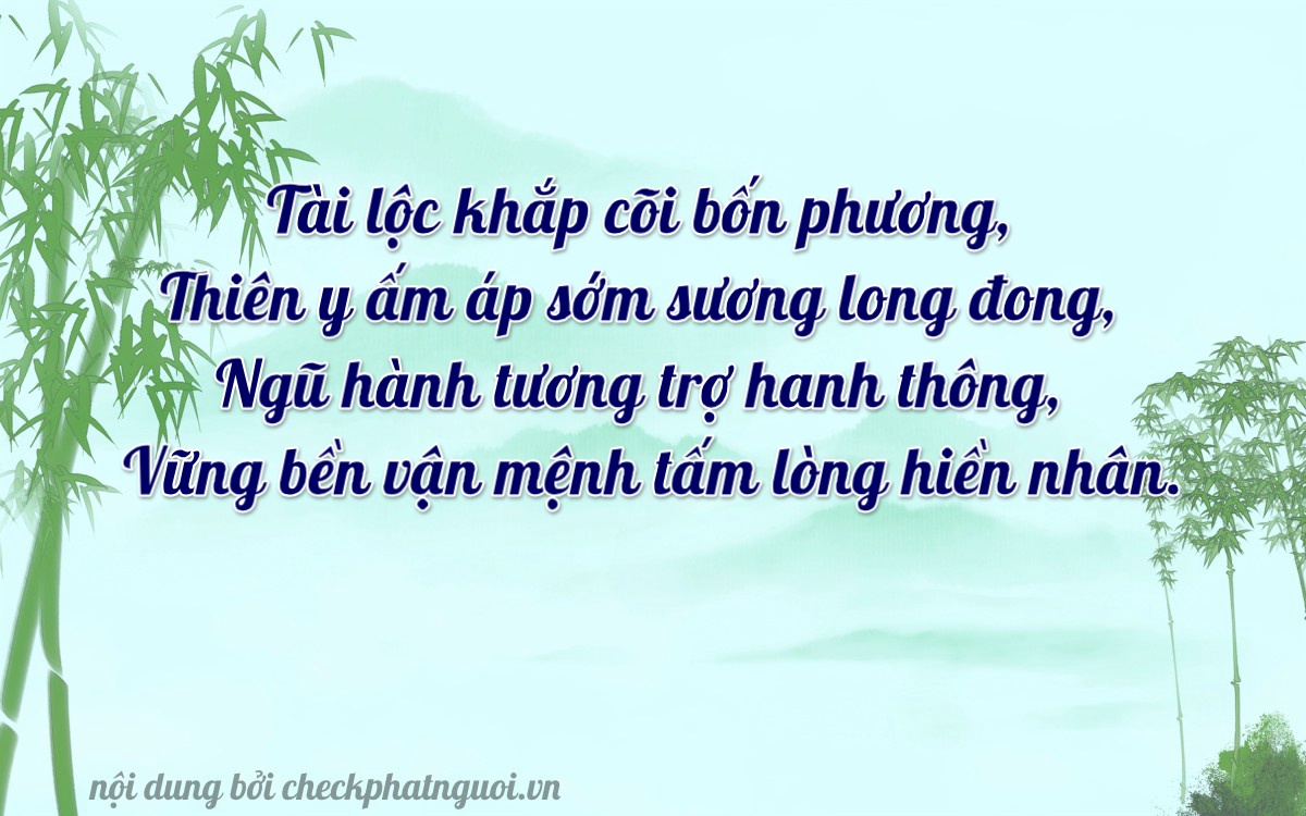 Bài thơ ý nghĩa cho <b>biển số 51H-06660</b> tại website checkphatnguoi.vn