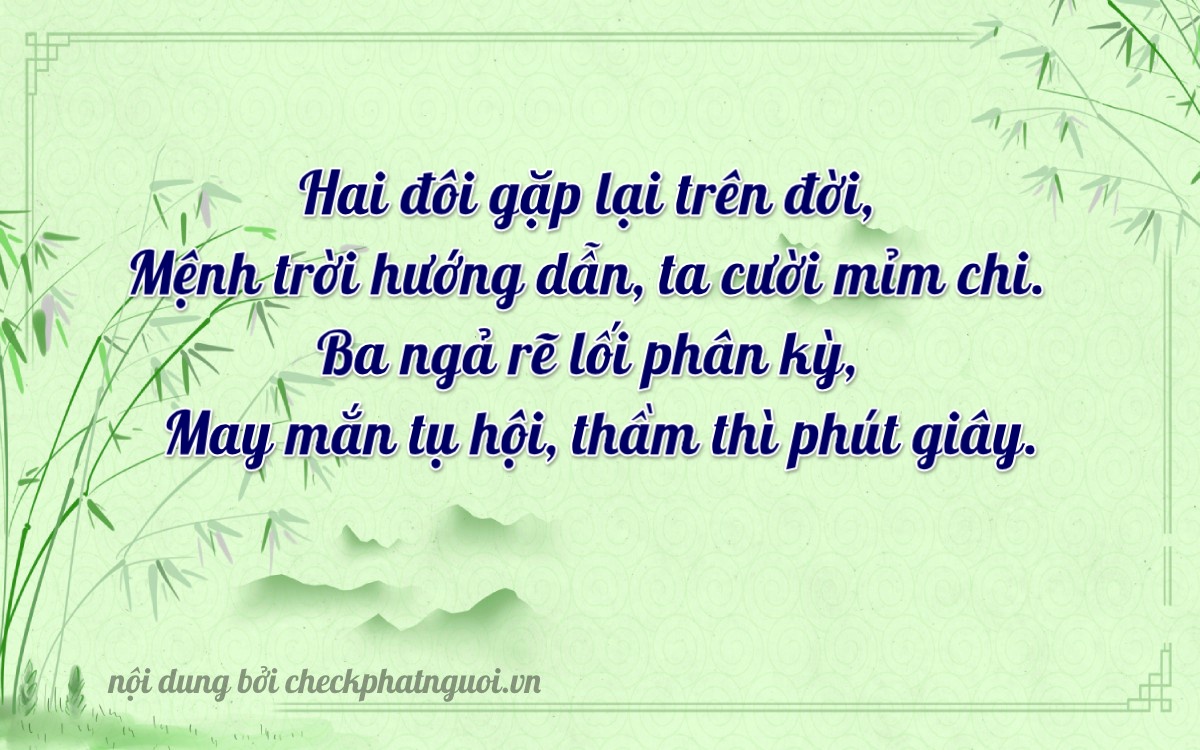 Bài thơ ý nghĩa cho <b>biển số 51H-22397</b> tại website checkphatnguoi.vn