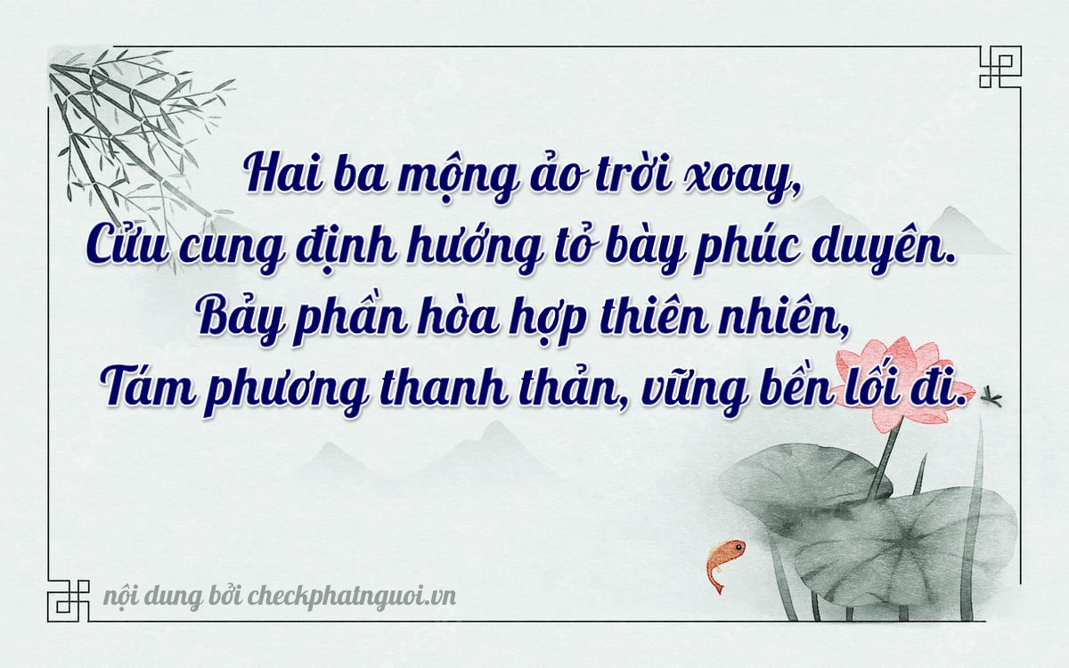 Bài thơ ý nghĩa cho <b>biển số 51H-29378</b> tại website checkphatnguoi.vn