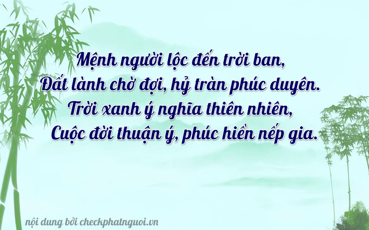 Bài thơ ý nghĩa cho <b>biển số 51H-32970</b> tại website checkphatnguoi.vn