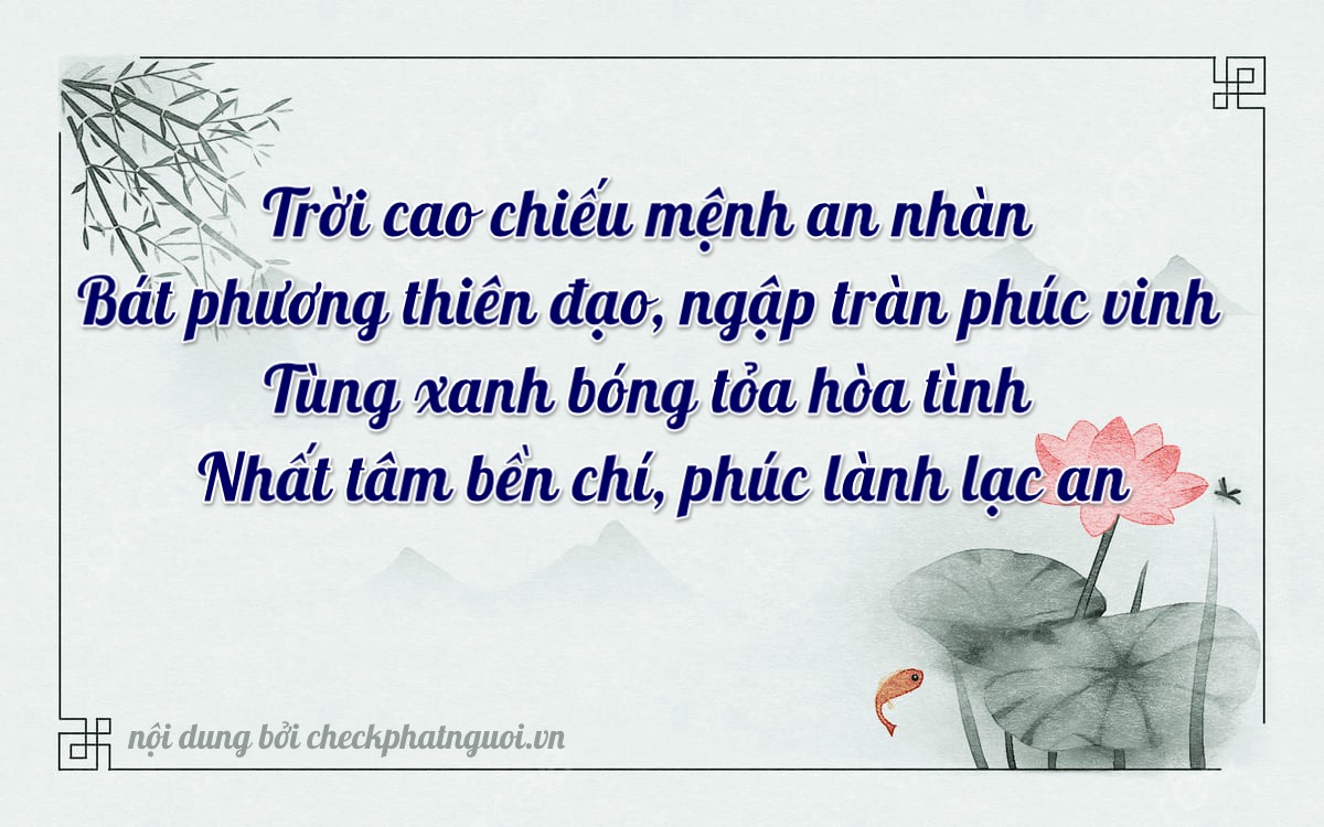 Bài thơ ý nghĩa cho <b>biển số 51H-73684</b> tại website checkphatnguoi.vn