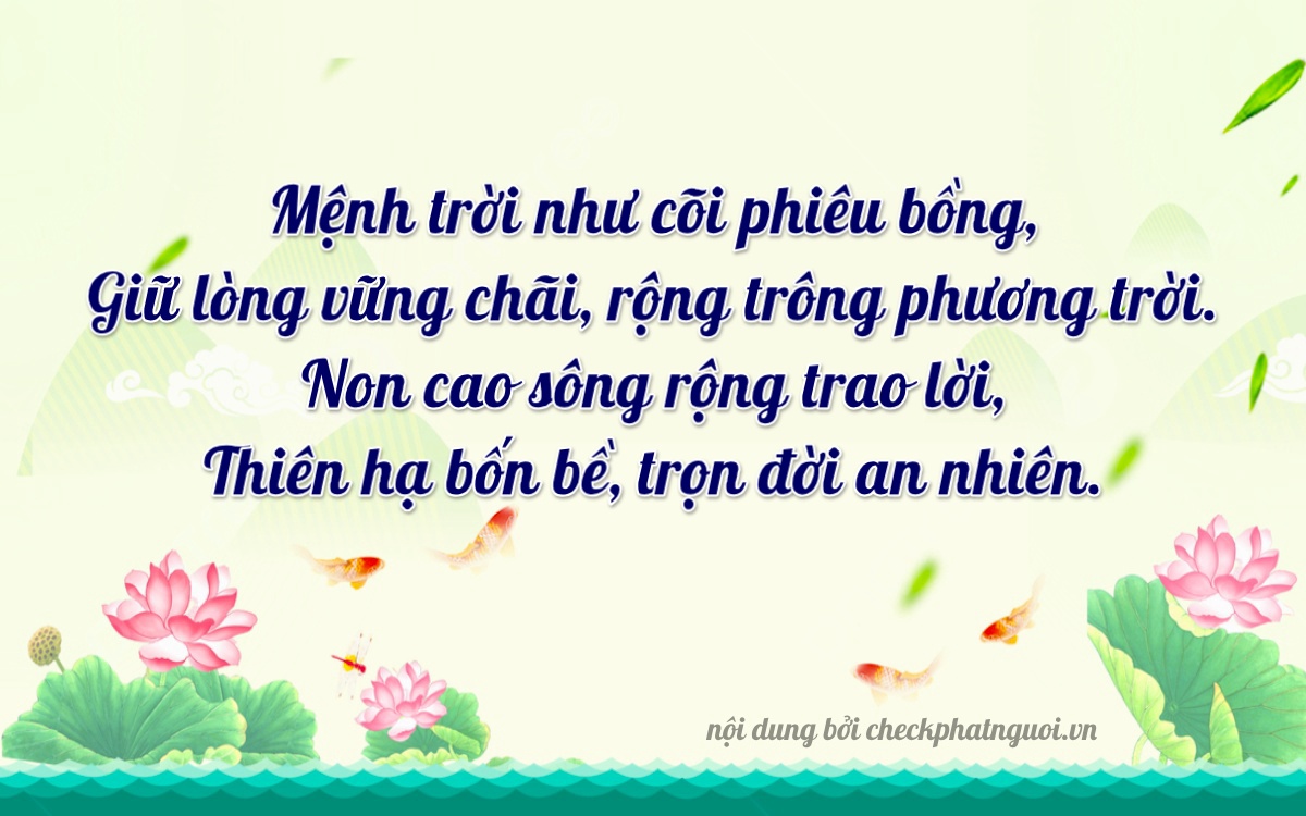 Bài thơ ý nghĩa cho <b>biển số 51H-76592</b> tại website checkphatnguoi.vn