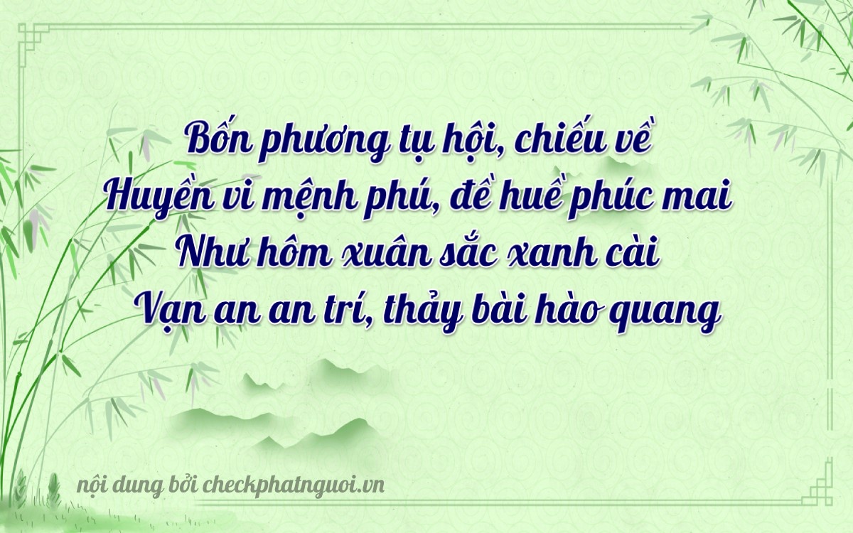 Bài thơ ý nghĩa cho <b>biển số 51H-84284</b> tại website checkphatnguoi.vn
