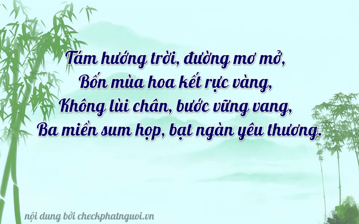 Bài thơ ý nghĩa cho <b>biển số 51H-88033</b> tại website checkphatnguoi.vn