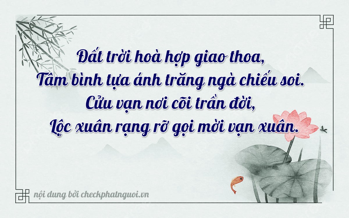 Bài thơ ý nghĩa cho <b>biển số 51K-09346</b> tại website checkphatnguoi.vn
