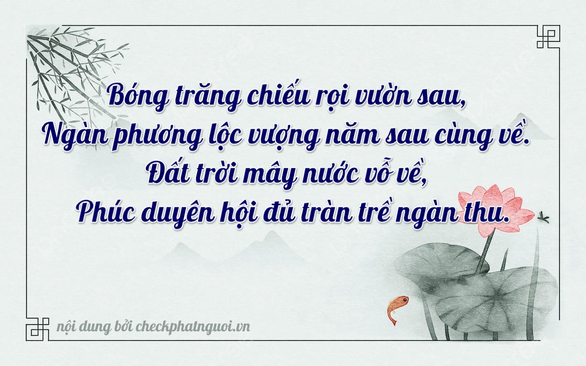 Bài thơ ý nghĩa cho <b>biển số 51K-42921</b> tại website checkphatnguoi.vn