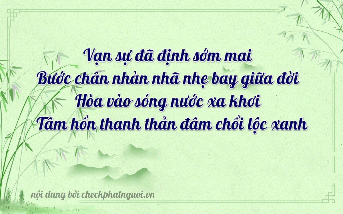 Bài thơ ý nghĩa cho <b>biển số 51K-72964</b> tại website checkphatnguoi.vn