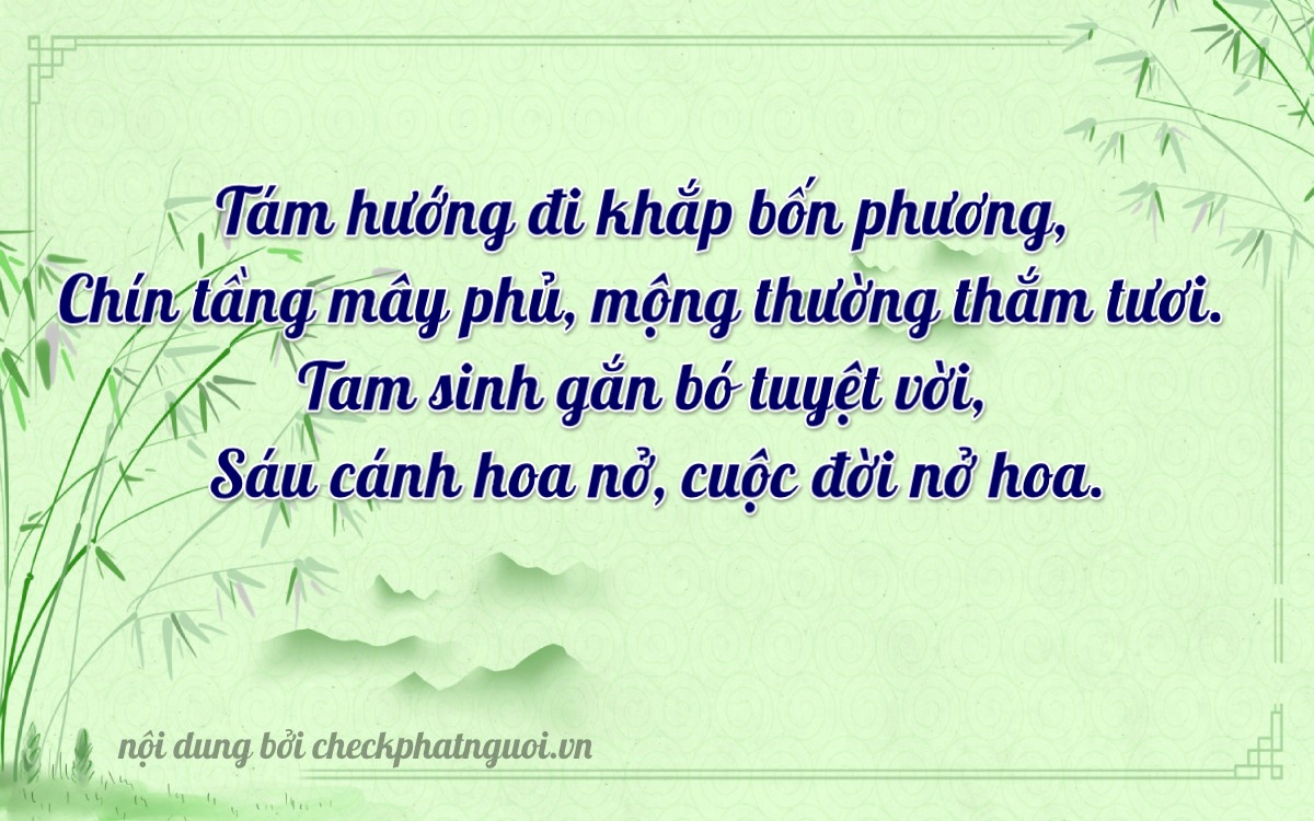 Bài thơ ý nghĩa cho <b>biển số 51K-89363</b> tại website checkphatnguoi.vn