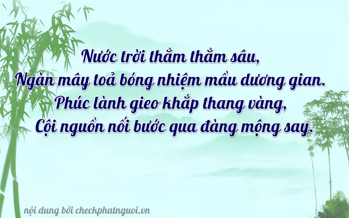 Bài thơ ý nghĩa cho <b>biển số 51K-90990</b> tại website checkphatnguoi.vn