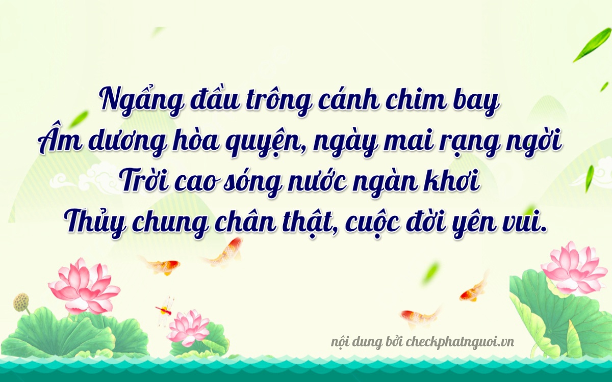 Bài thơ ý nghĩa cho <b>biển số 51K-93407</b> tại website checkphatnguoi.vn