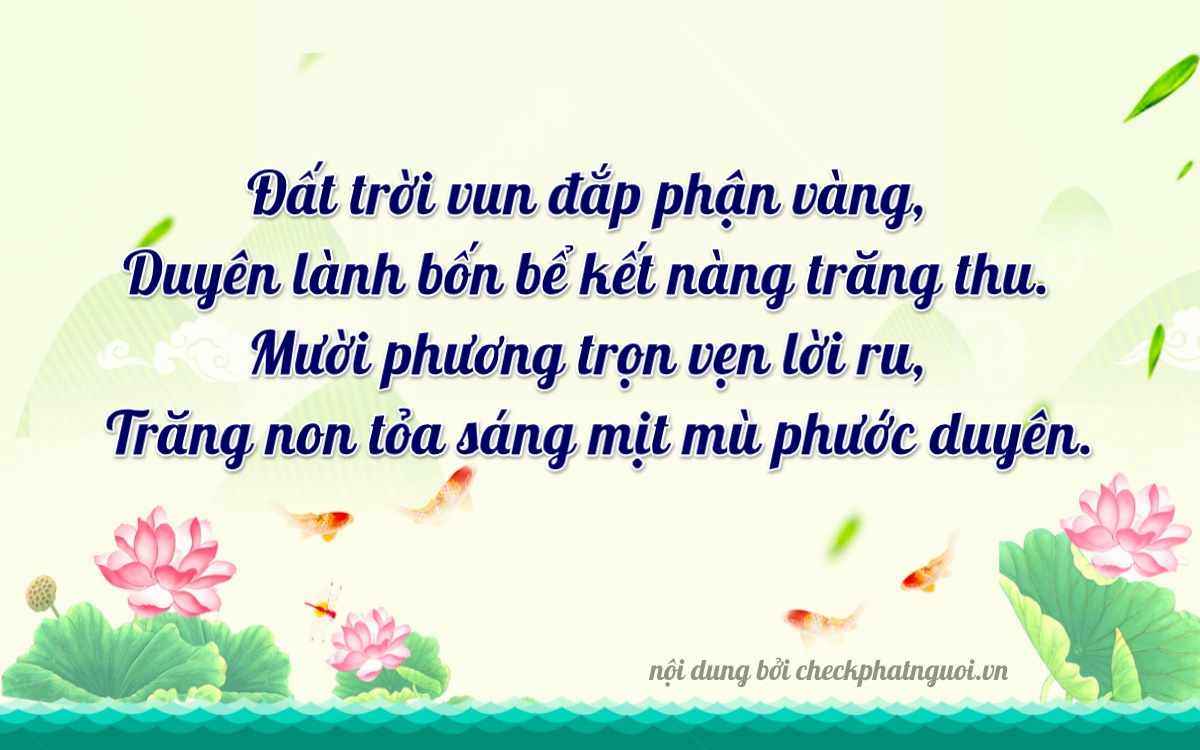Bài thơ ý nghĩa cho <b>biển số 51L-10014</b> tại website checkphatnguoi.vn