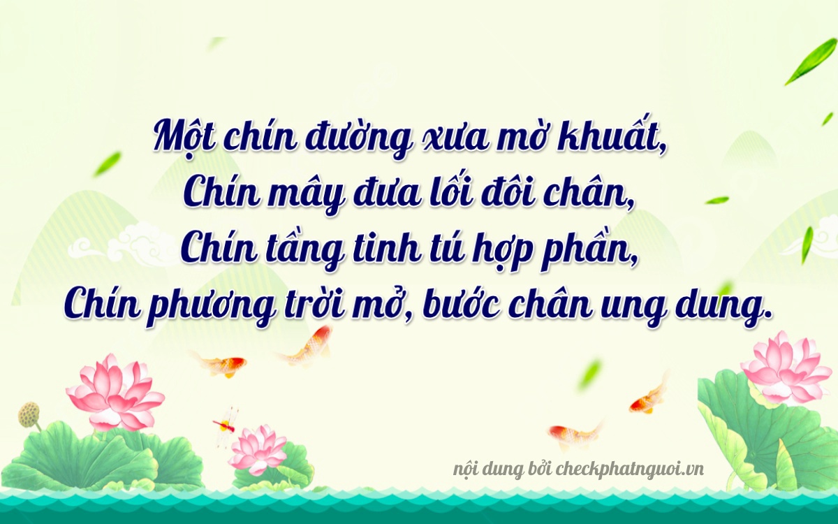 Bài thơ ý nghĩa cho <b>biển số 51L-19969</b> tại website checkphatnguoi.vn