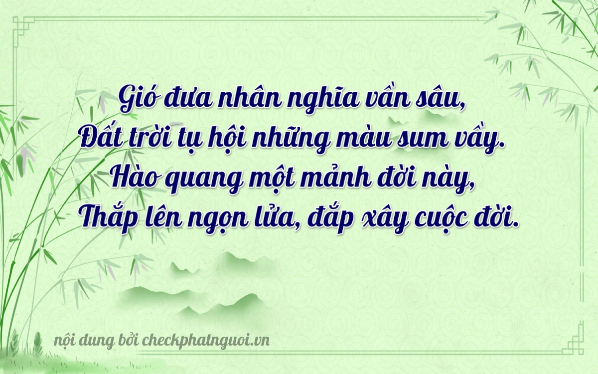 Bài thơ ý nghĩa cho <b>biển số 51L-24301</b> tại website checkphatnguoi.vn