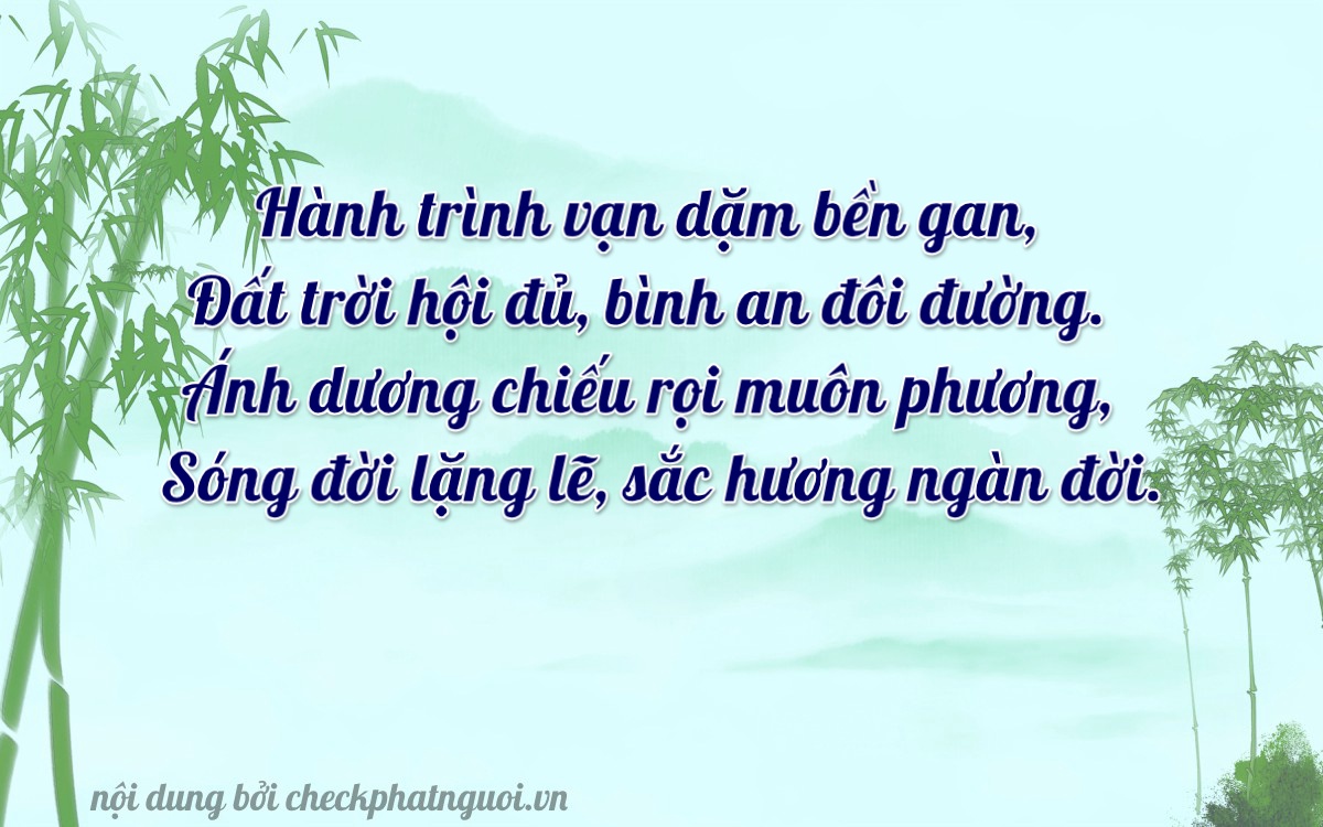 Bài thơ ý nghĩa cho <b>biển số 51L-46656</b> tại website checkphatnguoi.vn