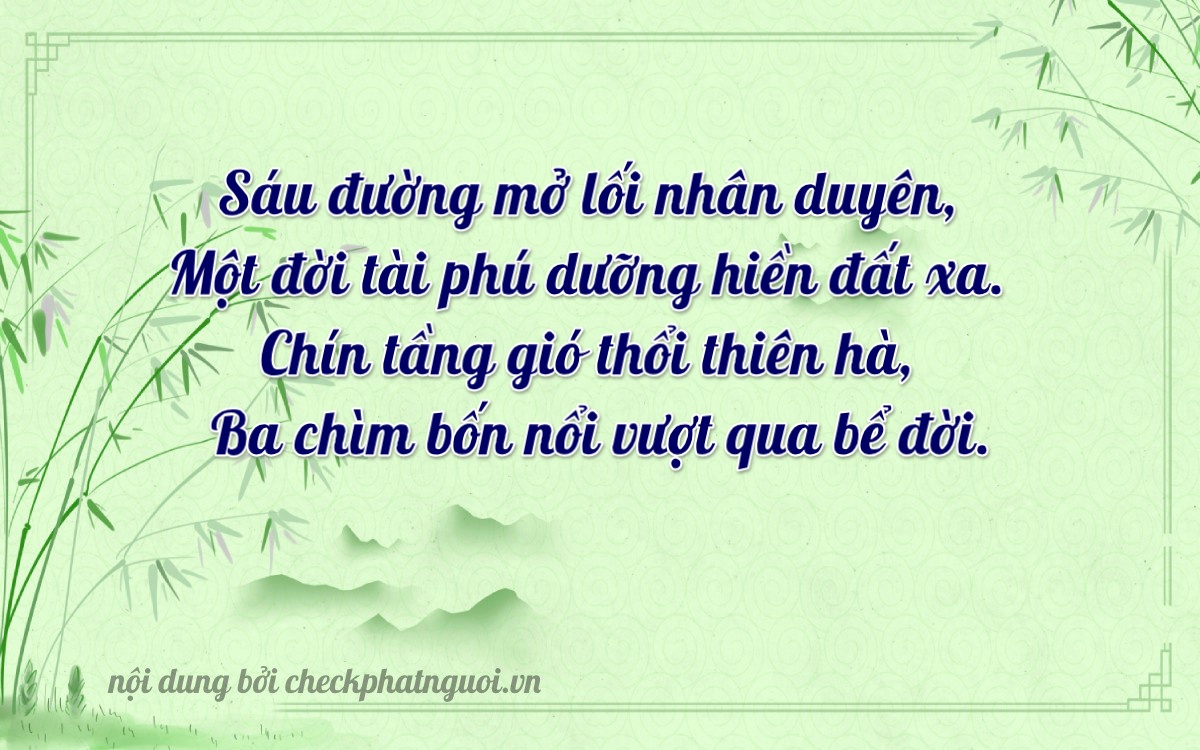 Bài thơ ý nghĩa cho <b>biển số 51L-61934</b> tại website checkphatnguoi.vn
