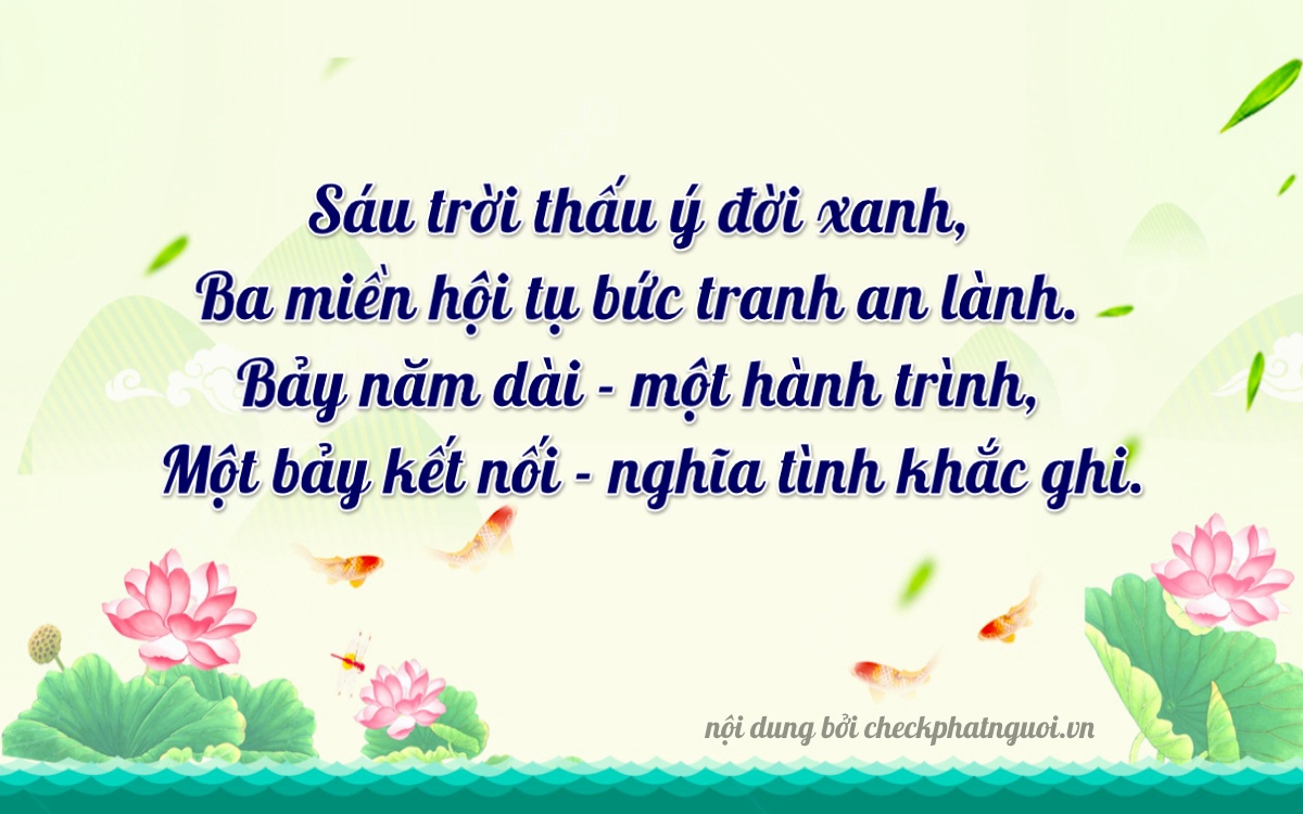 Bài thơ ý nghĩa cho <b>biển số 51L-63717</b> tại website checkphatnguoi.vn