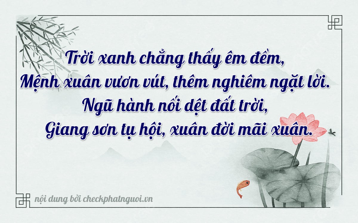Bài thơ ý nghĩa cho <b>biển số 51L-68038</b> tại website checkphatnguoi.vn