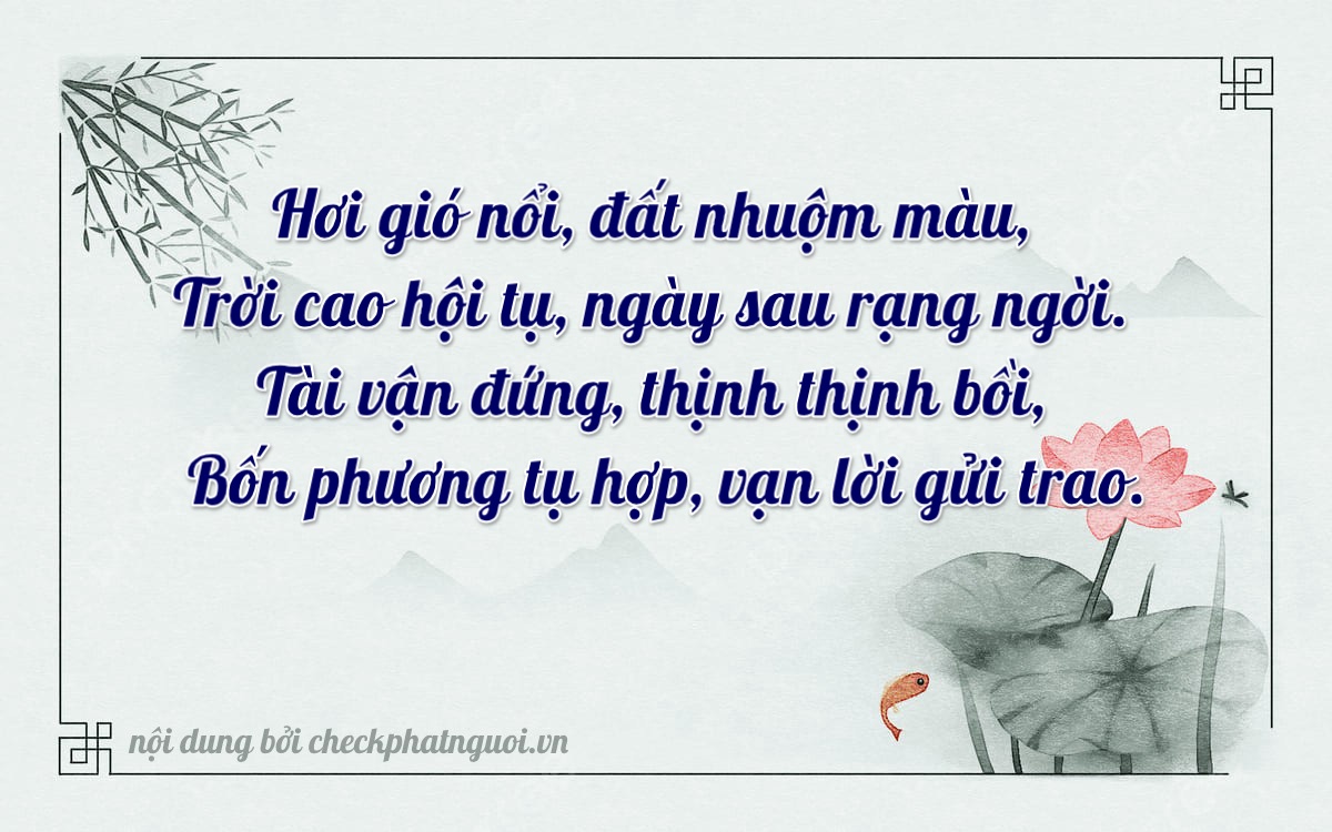 Bài thơ ý nghĩa cho <b>biển số 51L-72700</b> tại website checkphatnguoi.vn