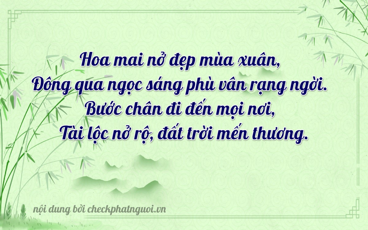 Bài thơ ý nghĩa cho <b>biển số 51L-74797</b> tại website checkphatnguoi.vn