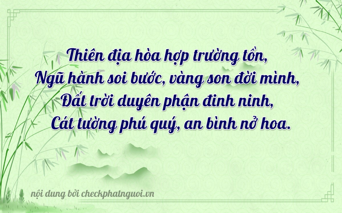 Bài thơ ý nghĩa cho <b>biển số 51L-81455</b> tại website checkphatnguoi.vn