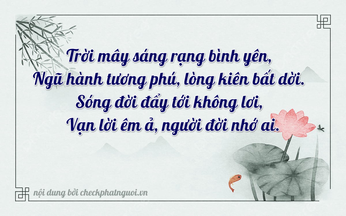 Bài thơ ý nghĩa cho <b>biển số 51L-86550</b> tại website checkphatnguoi.vn