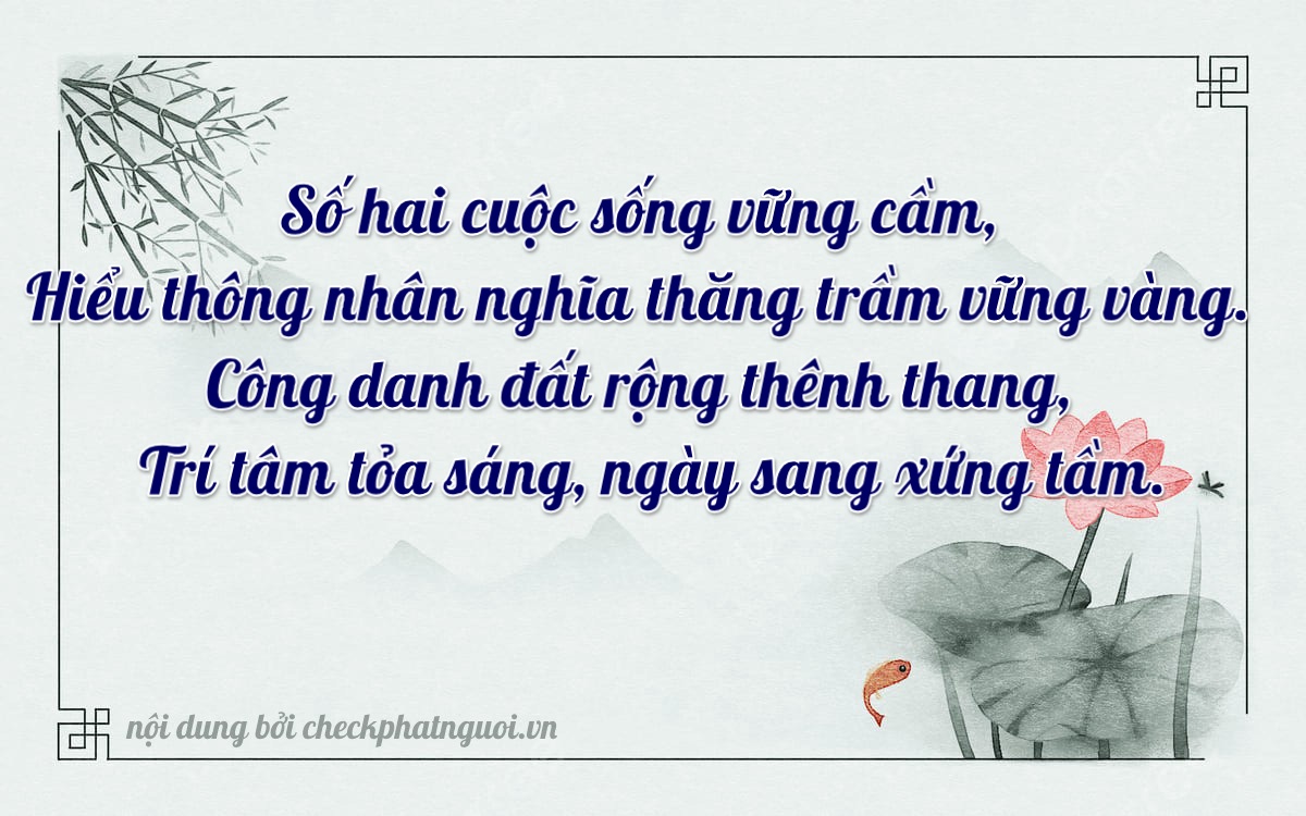 Bài thơ ý nghĩa cho <b>biển số 51M-00208</b> tại website checkphatnguoi.vn