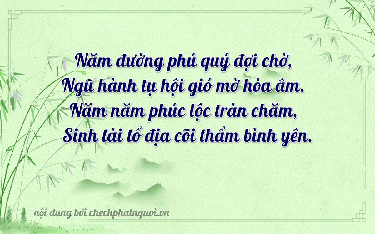 Bài thơ ý nghĩa cho <b>biển số 51M-55155</b> tại website checkphatnguoi.vn