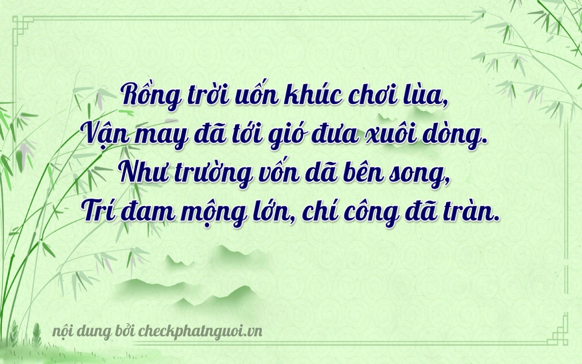 Bài thơ ý nghĩa cho <b>biển số 51M-92999</b> tại website checkphatnguoi.vn