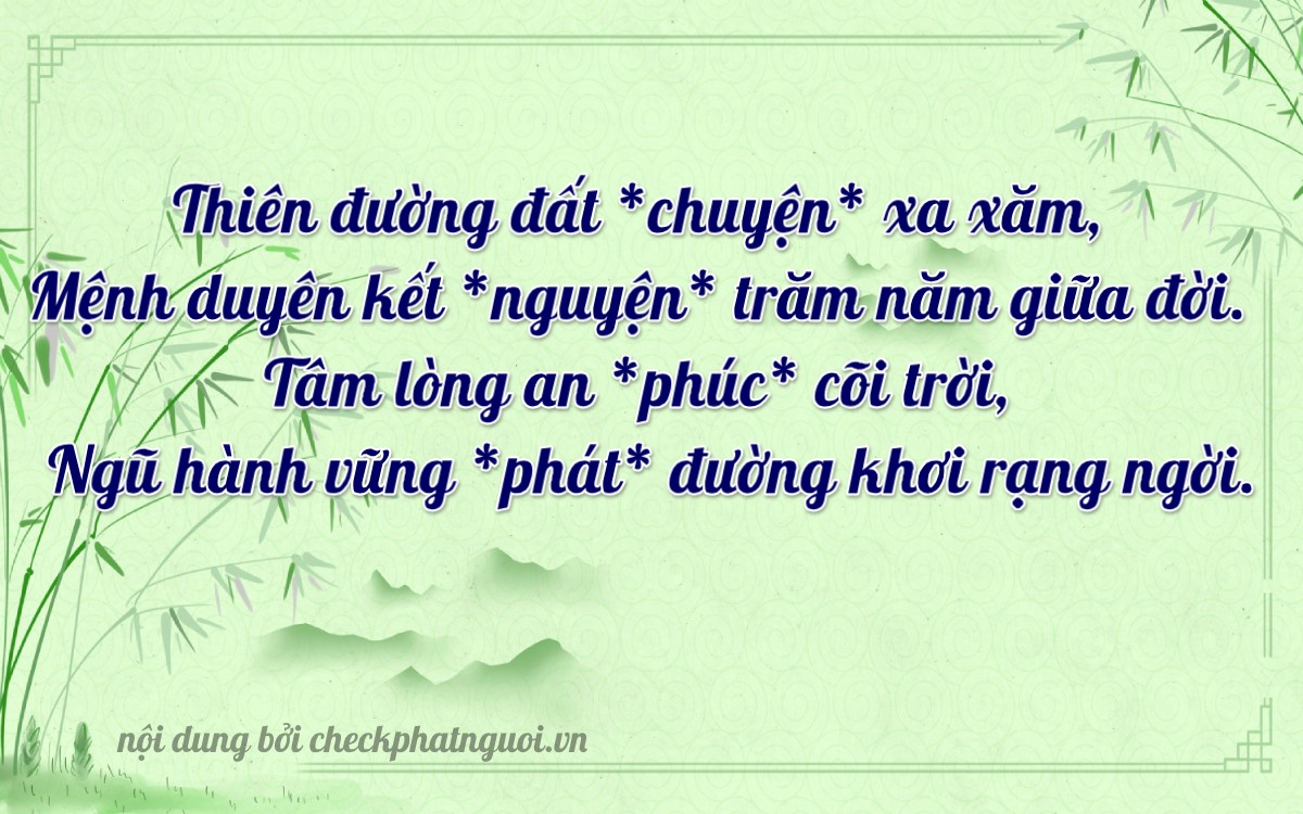 Bài thơ ý nghĩa cho <b>biển số 51T-98126</b> tại website checkphatnguoi.vn