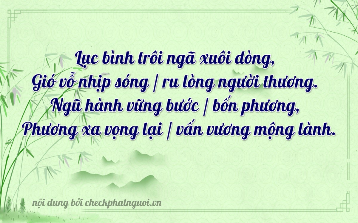 Bài thơ ý nghĩa cho <b>biển số 51Y-16279</b> tại website checkphatnguoi.vn