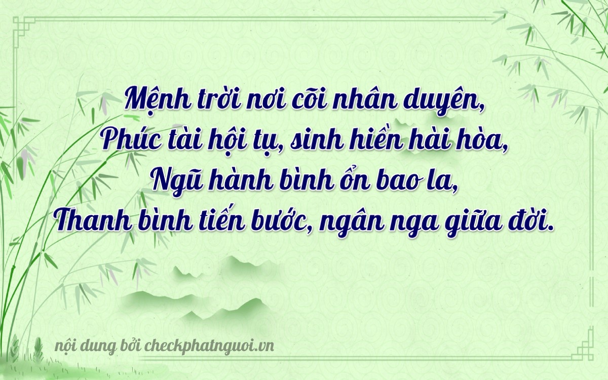 Bài thơ ý nghĩa cho <b>biển số 52153</b> tại website checkphatnguoi.vn