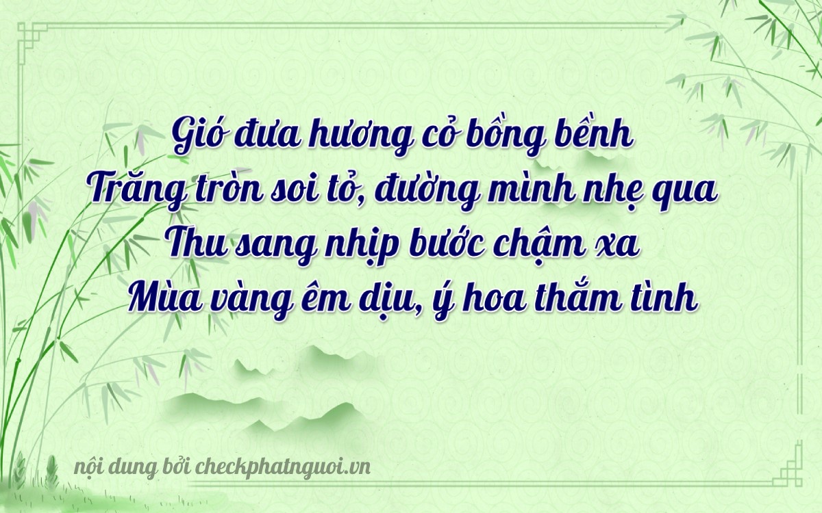 Bài thơ ý nghĩa cho <b>biển số 52T-3410</b> tại website checkphatnguoi.vn