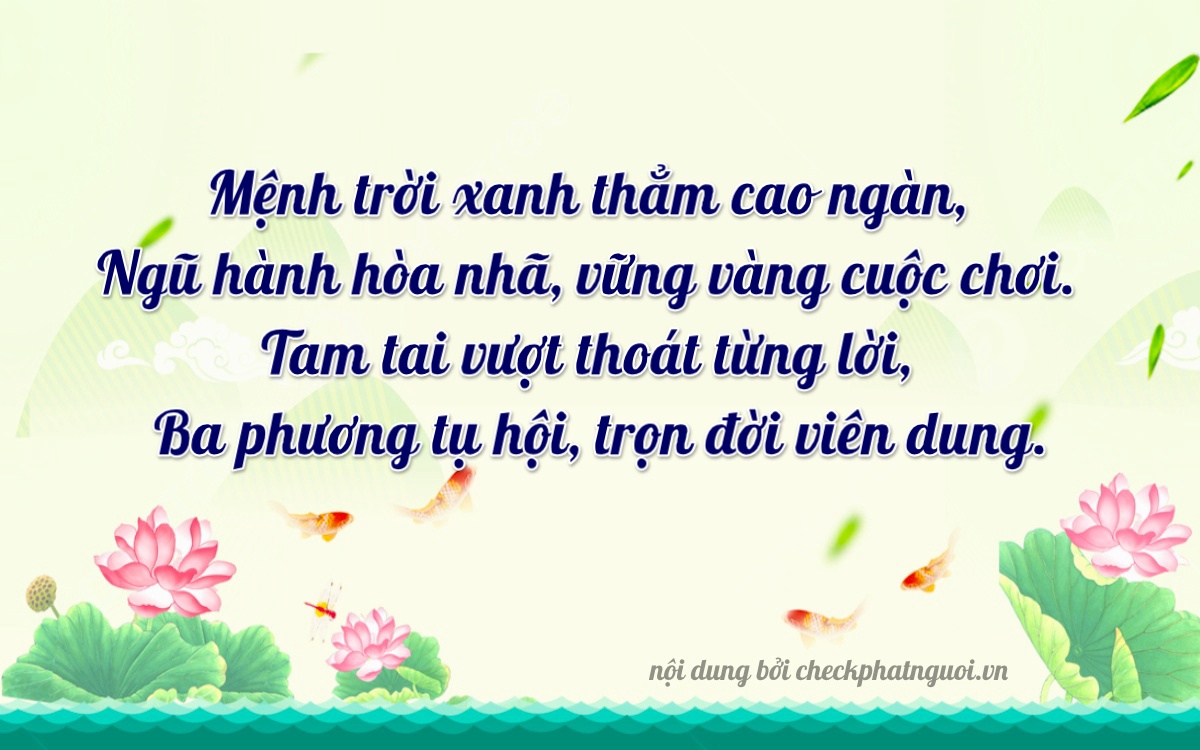 Bài thơ ý nghĩa cho <b>biển số 53Y-28033</b> tại website checkphatnguoi.vn