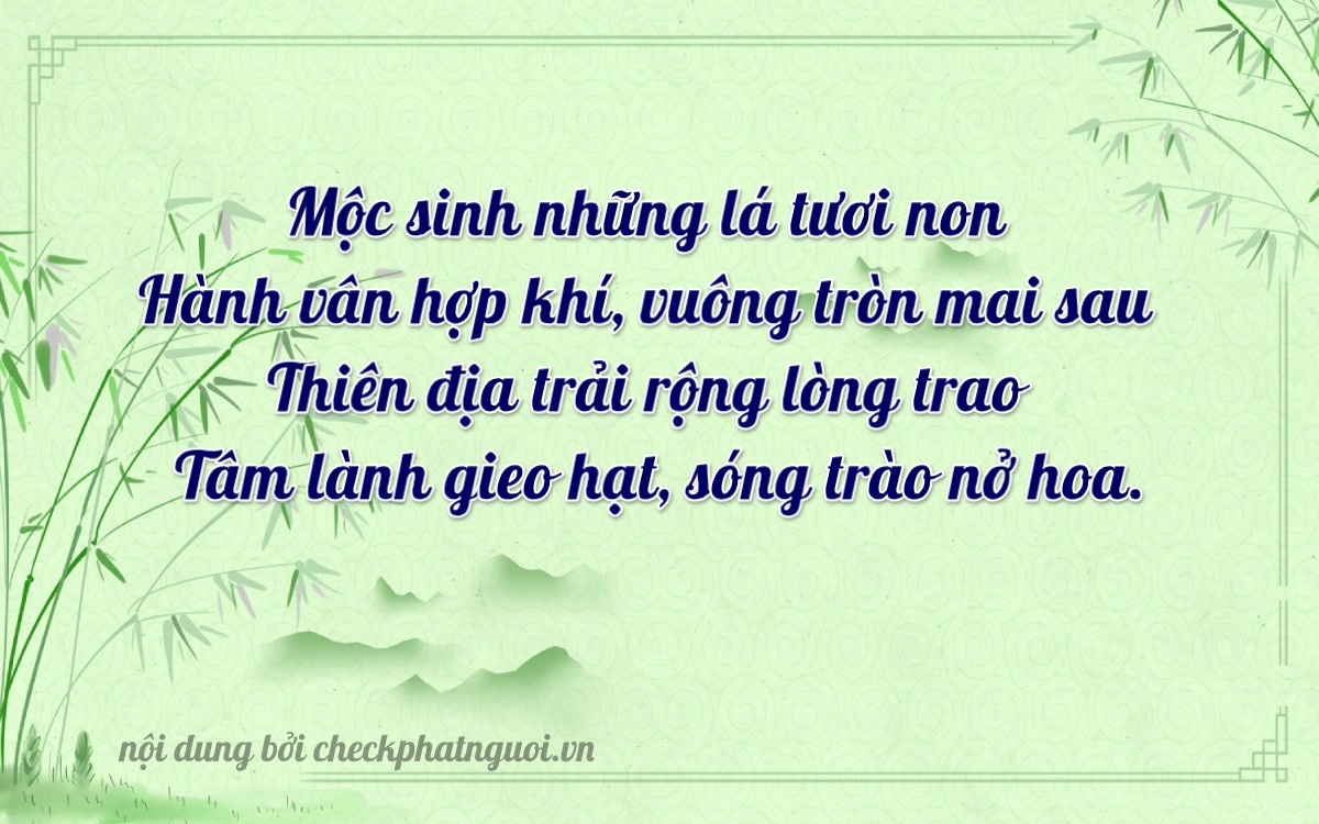 Bài thơ ý nghĩa cho <b>biển số 53Z-24910</b> tại website checkphatnguoi.vn